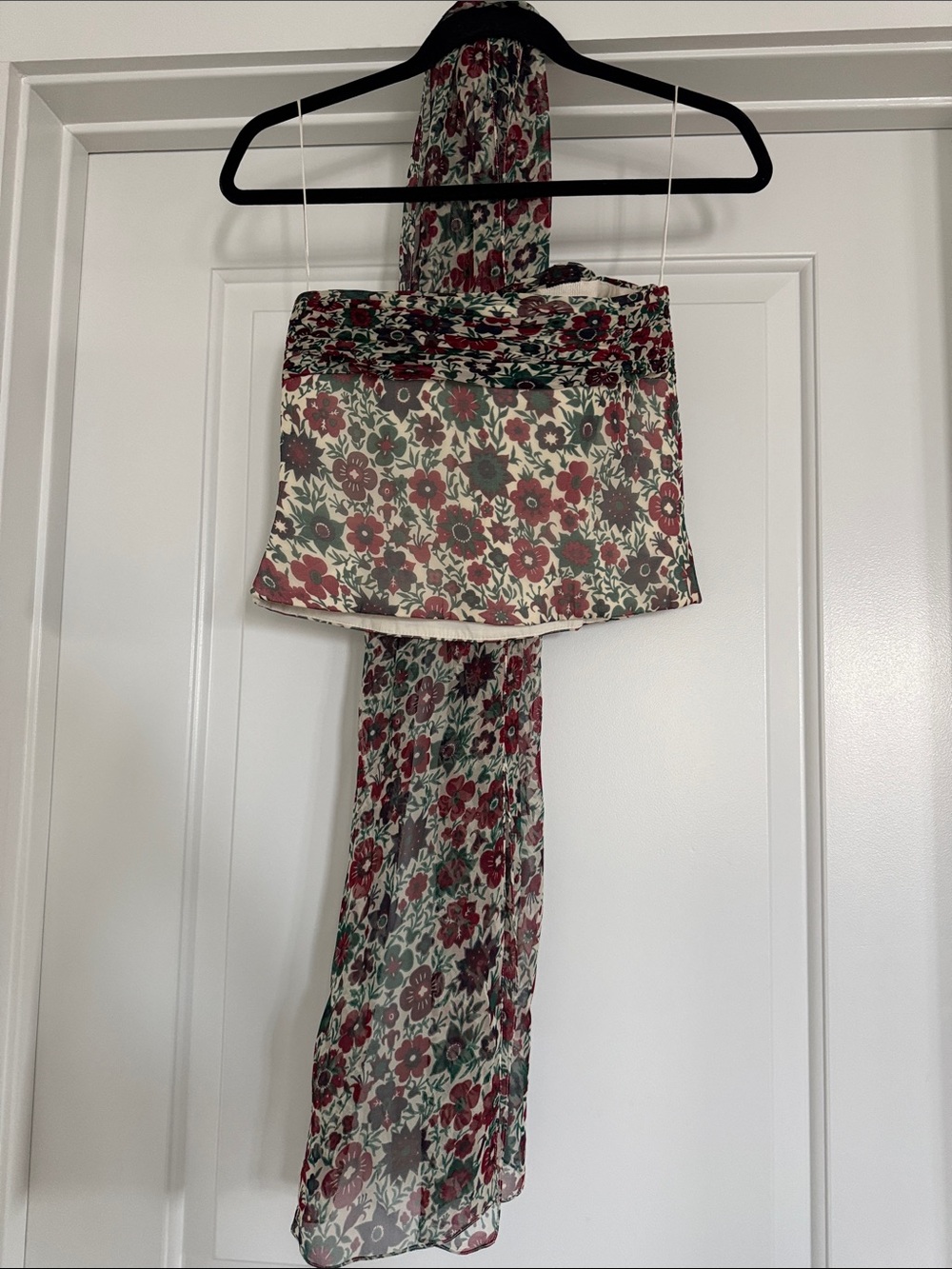 Orseund Iris Chiffon Bustier with Scarf - Picture 2 of 6